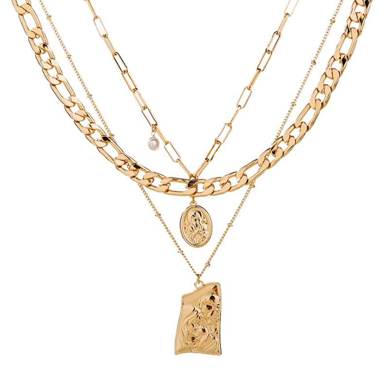 Mehrschichtige Modehalskette