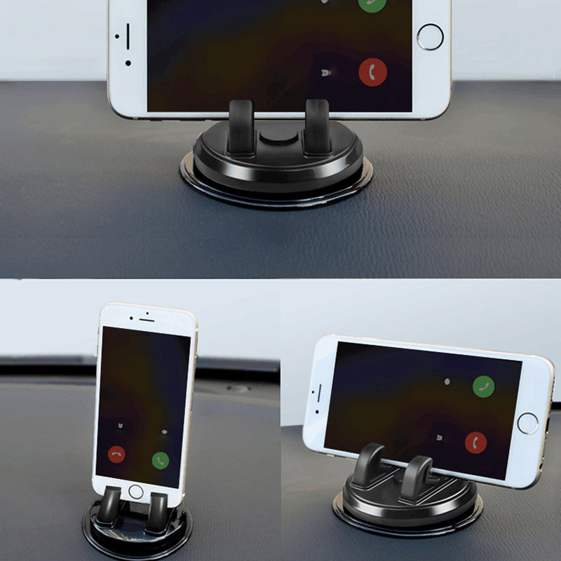 Multifunktionale drehbare Autohalterung mit Saugnapf