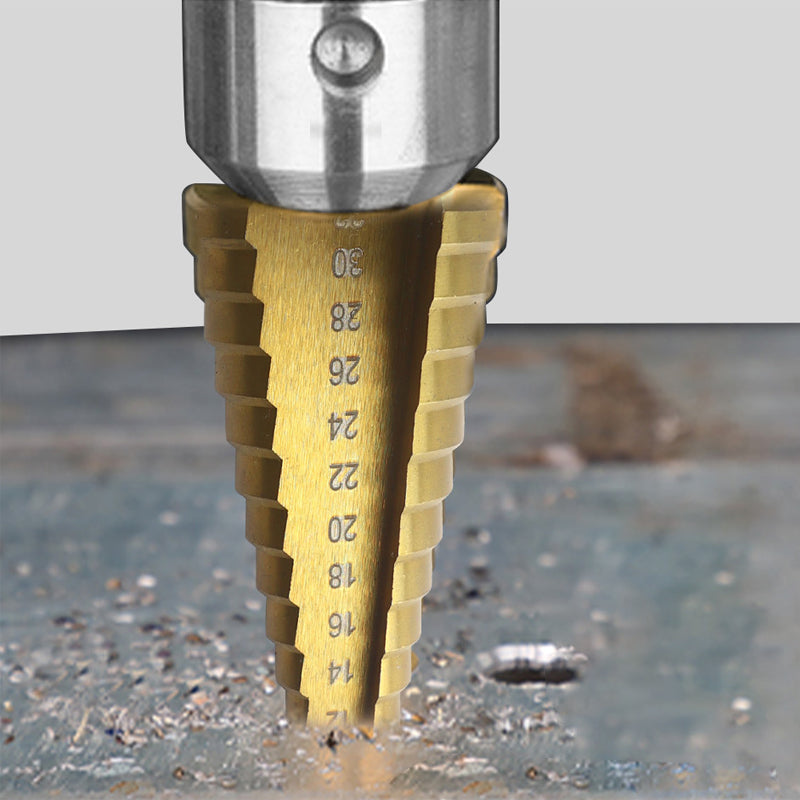 😮Stufenbohrer Nutsäge Bohrer Set(6 Stück)👍