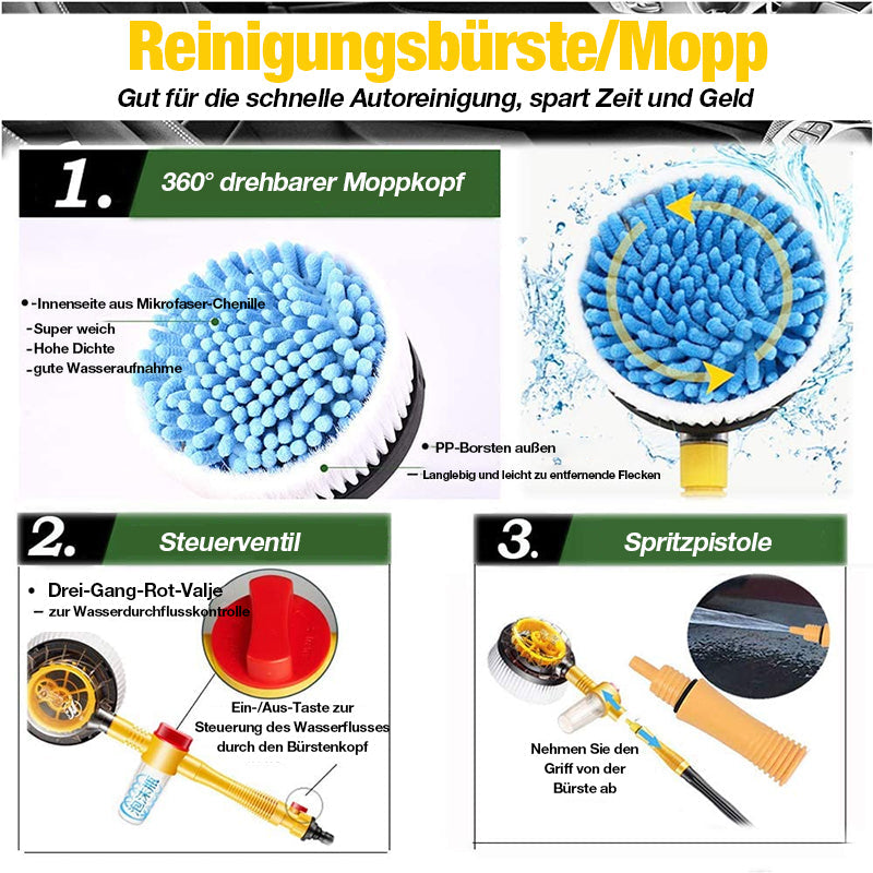 360° drehbarer Automopp