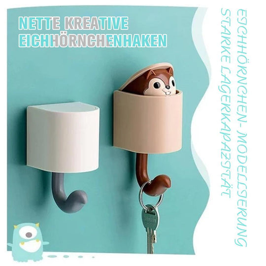 Nette kreative Eichhörnchen-Haken