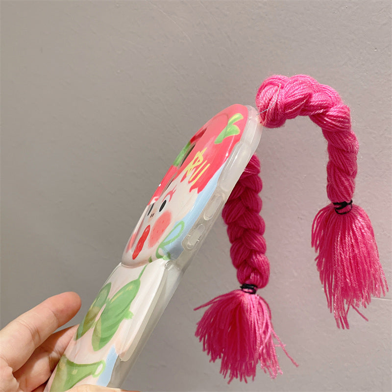 Lustige Zopf Badehose Handyhülle