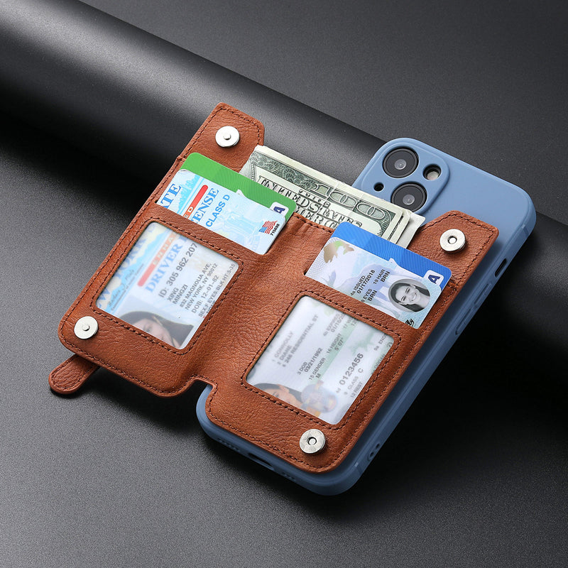 Multifunktionaler Handy-Kartenhalter aus Viskose