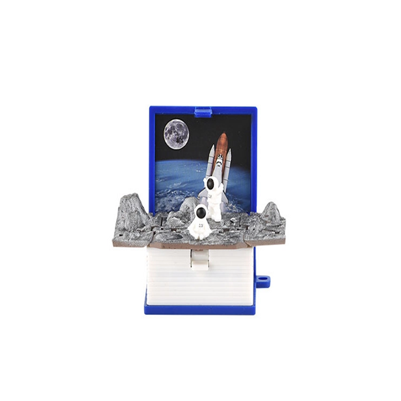 3D Stereoskopisches Puzzlebuch mit Schlüsselanhänger