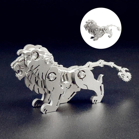 3D Metall Maschinen Zusammengebautes Spielzeug