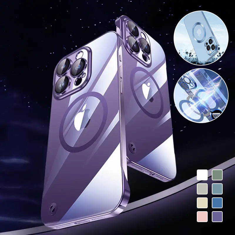 🎊Schlussverkauf - 50 % Rabatt🎊Kabellose Magnetische All-Inclusive-iPhone-Hülle mit Galvanik