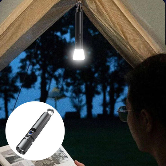 Multifunktionale weiße Laser-LED-Taschenlampe