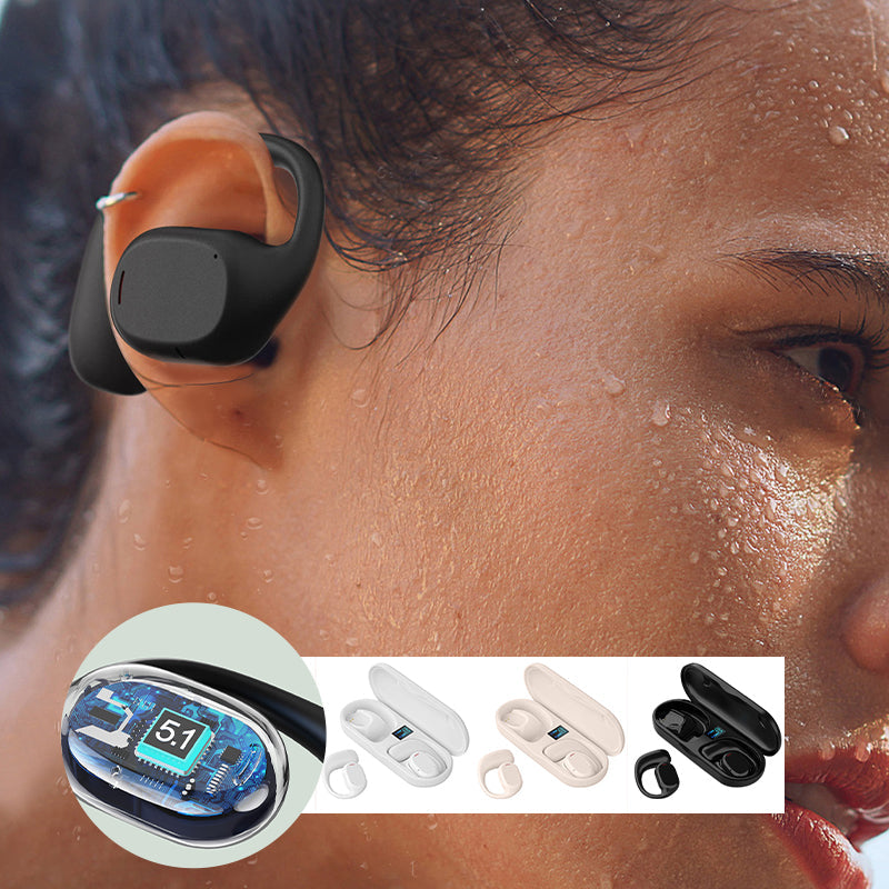 🎧🎶Kabelloses Bluetooth-Headset mit hängendem Ohr