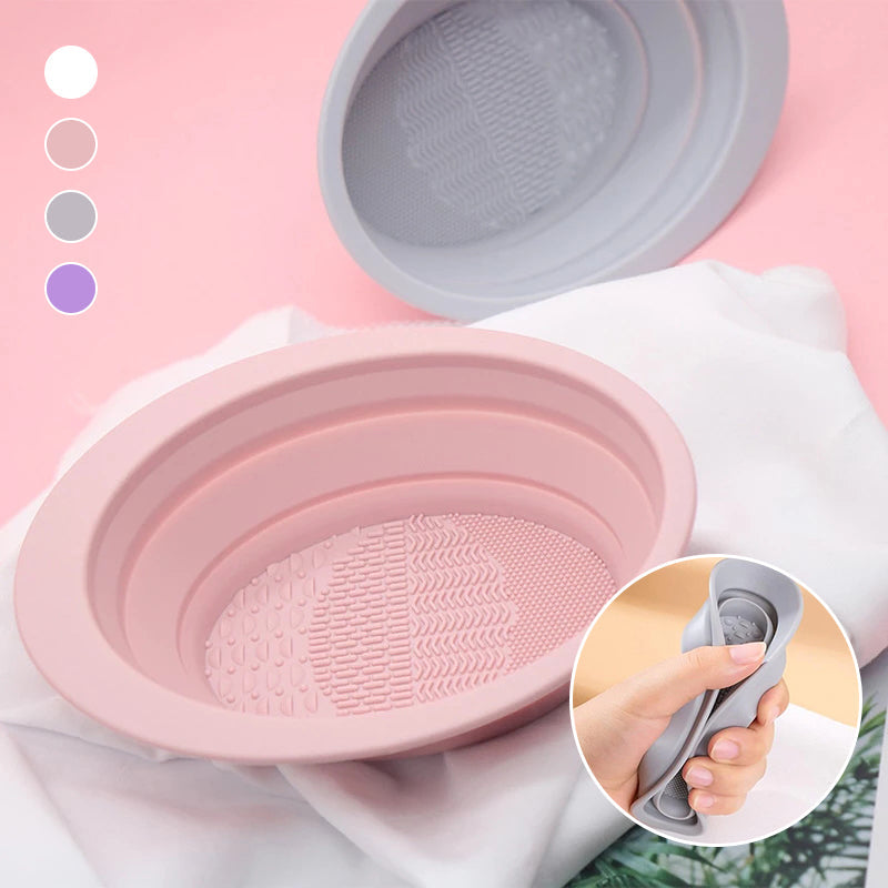 Reinigungsschale für Make-up-Pinsel aus Silikon