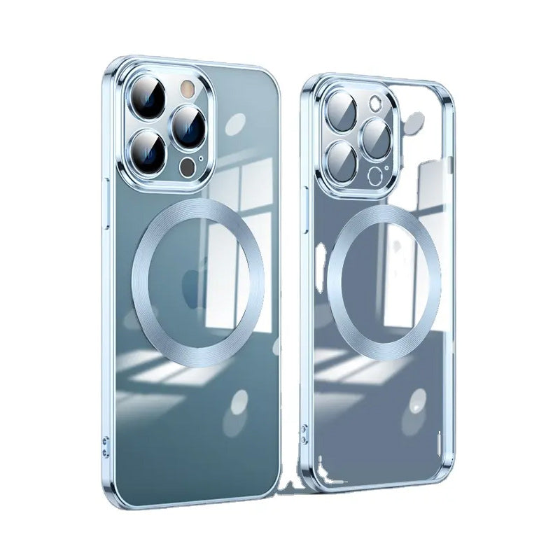 🎊Schlussverkauf - 50 % Rabatt🎊Kabellose Magnetische All-Inclusive-iPhone-Hülle mit Galvanik