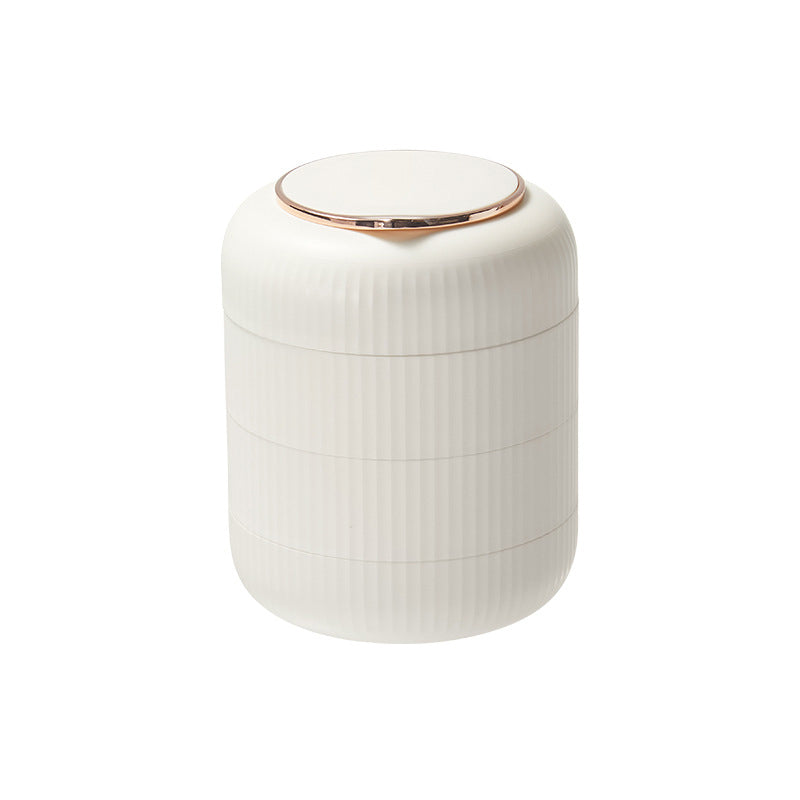 Mehrschichtige drehbare Aufbewahrungsbox für Schmuck