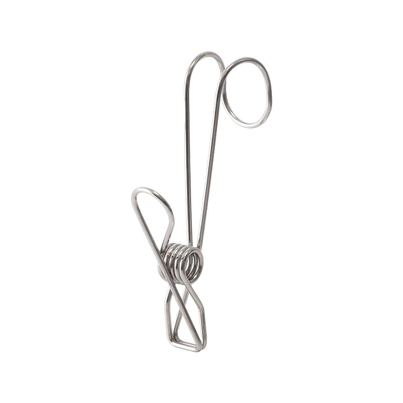 Hakendrahtclip aus Edelstahl (10 Stück)