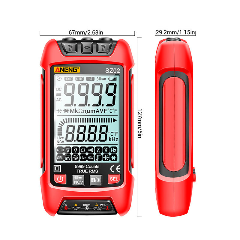 Intelligentes digitales Hochpräzisions-Multimeter mit Einbrennschutz