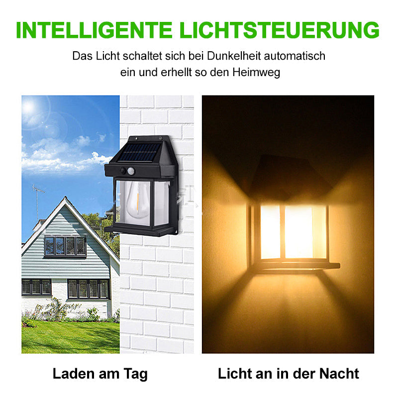 🌞Solar Wolfram Wandleuchte für den Außenbereich💡