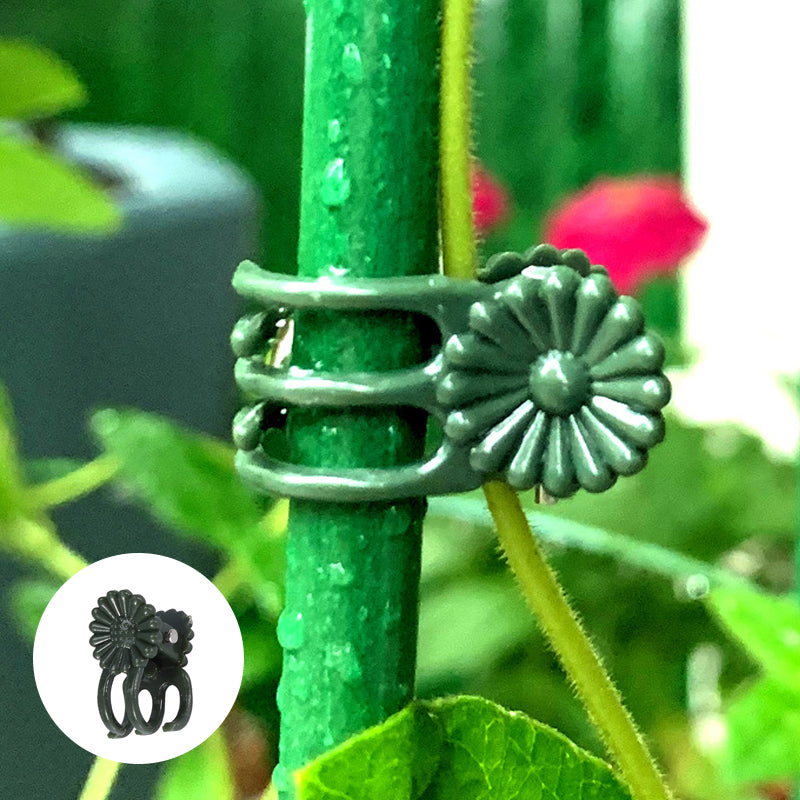 🌺Befestigungsclip für Pflanzenblumen an Stützstangen🌺