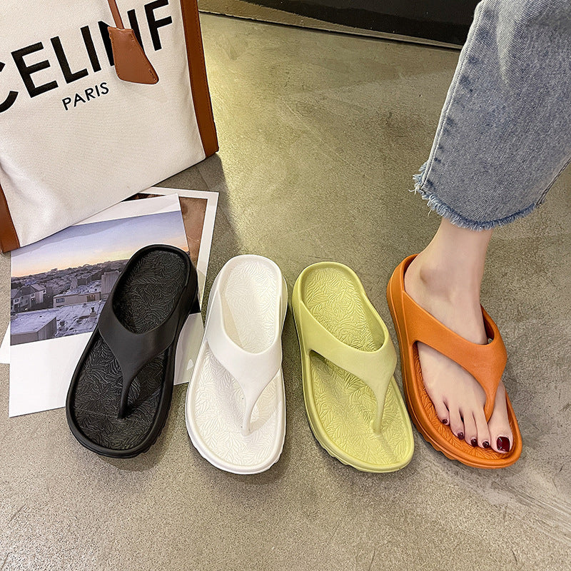 Weiche Verdickte Einfache Strandsandalen