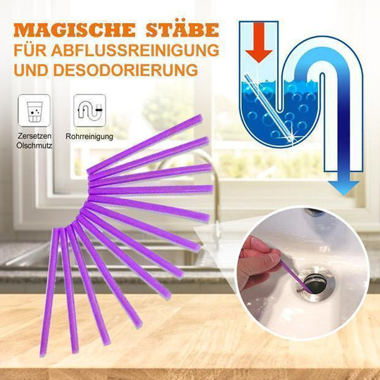 🪄Magische Stäbe für Abflussreinigung und Desodorierung (12 Stück )