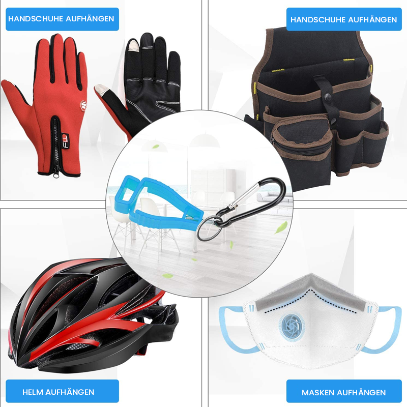 Multifunktionaler Handschuhclip